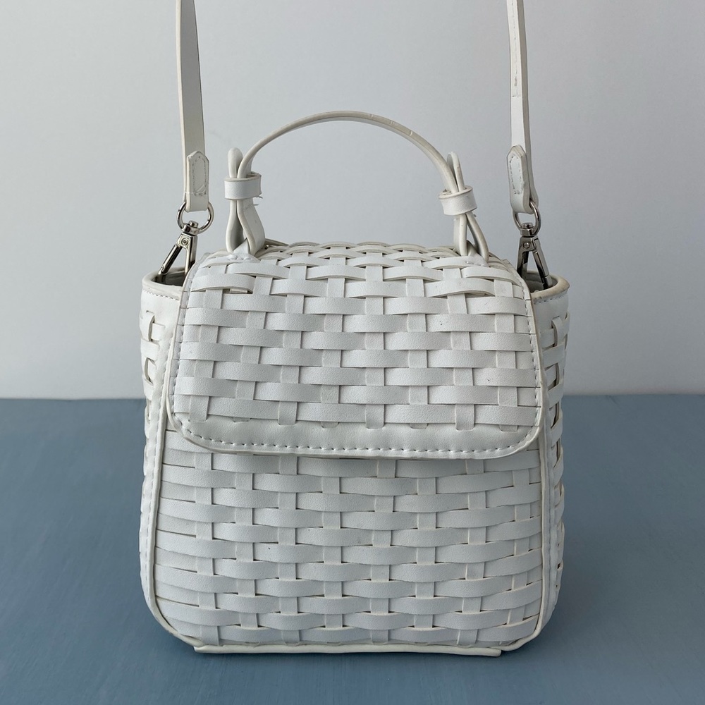 Zara Trafaluc Mini White Shoulder Bag
